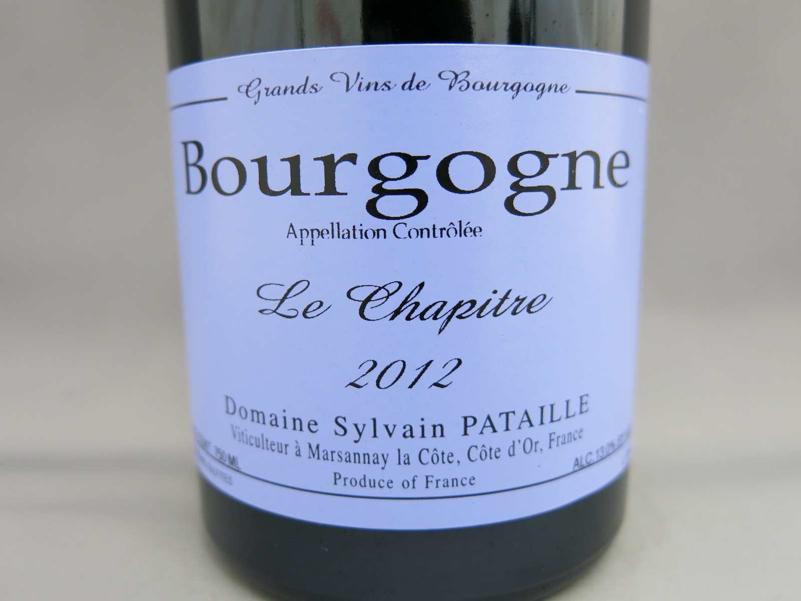 Bourgogne Rouge – le Chapitre | （株）ラシーヌ RACINES CO,.LTD.